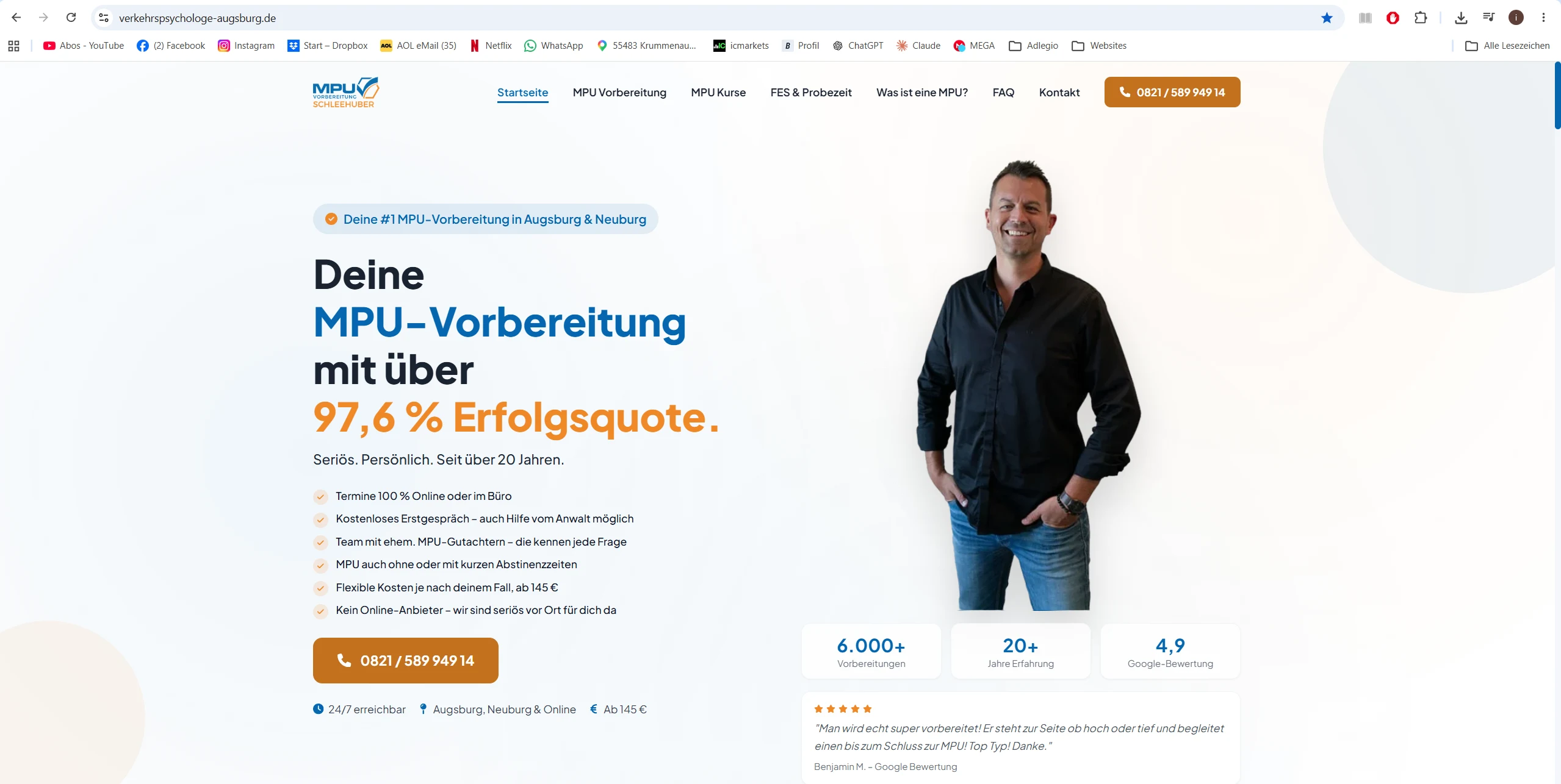 Verkehrspsychologe Augsburg